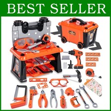 Kids Construction Tool Set with Toy Drill