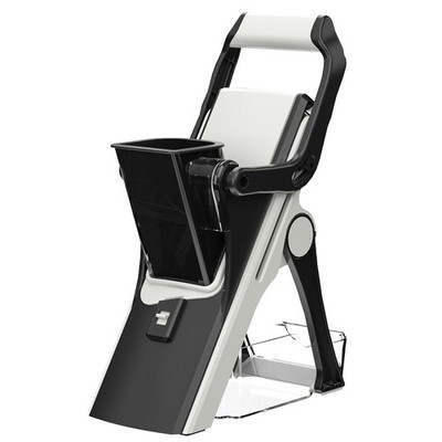 Mandoline Food Slicer - Multi Vegetable Chopper & small, Black/Gray