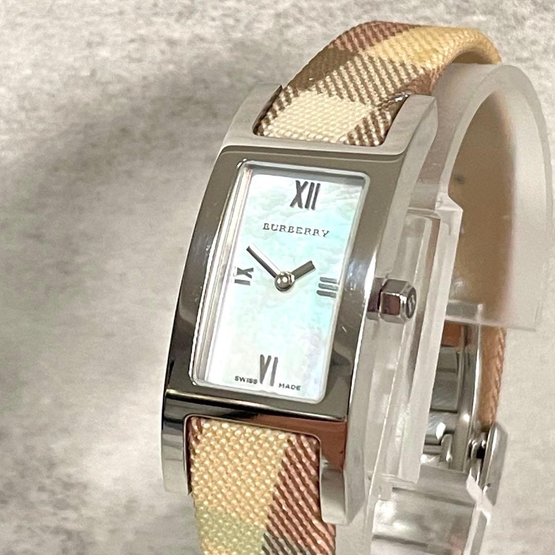 Working item Burberry Rectangular shell dial wris… - image 1