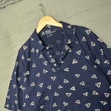 Polo by Ralph Lauren Casual Collared Short Sleeve Polo Shirt Mens XL Navy Blue