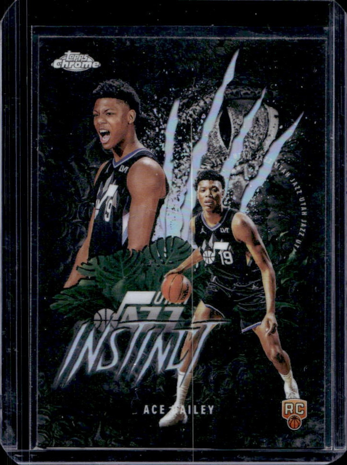 2025-26 Topps Chrome Ace Bailey Instinct RC Refractor Rookie #INS-15 Jazz