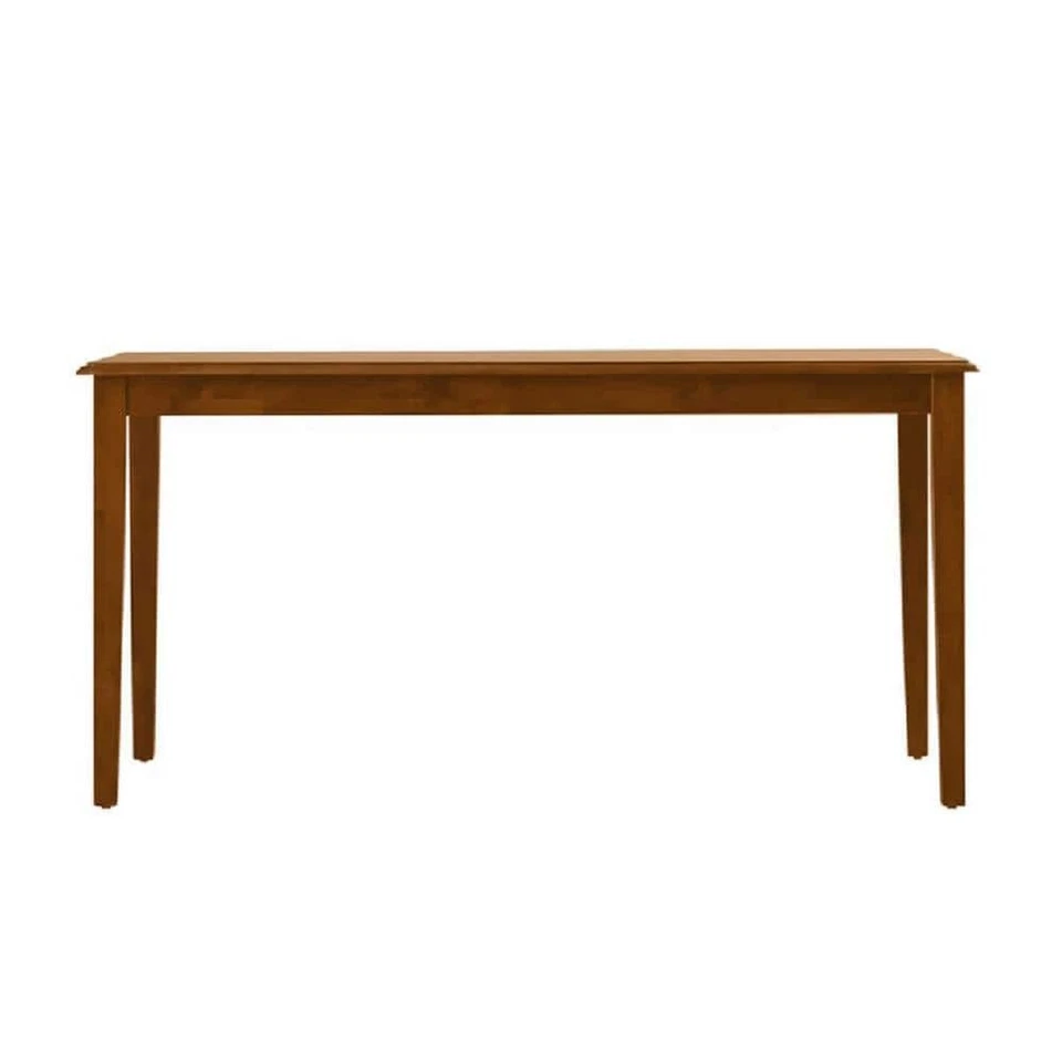 Mesa de Comedor Boraam 30" x 60" x 36" Madera Maciza Rectangular Nogal (Asientos 6) Foto 4 de 4