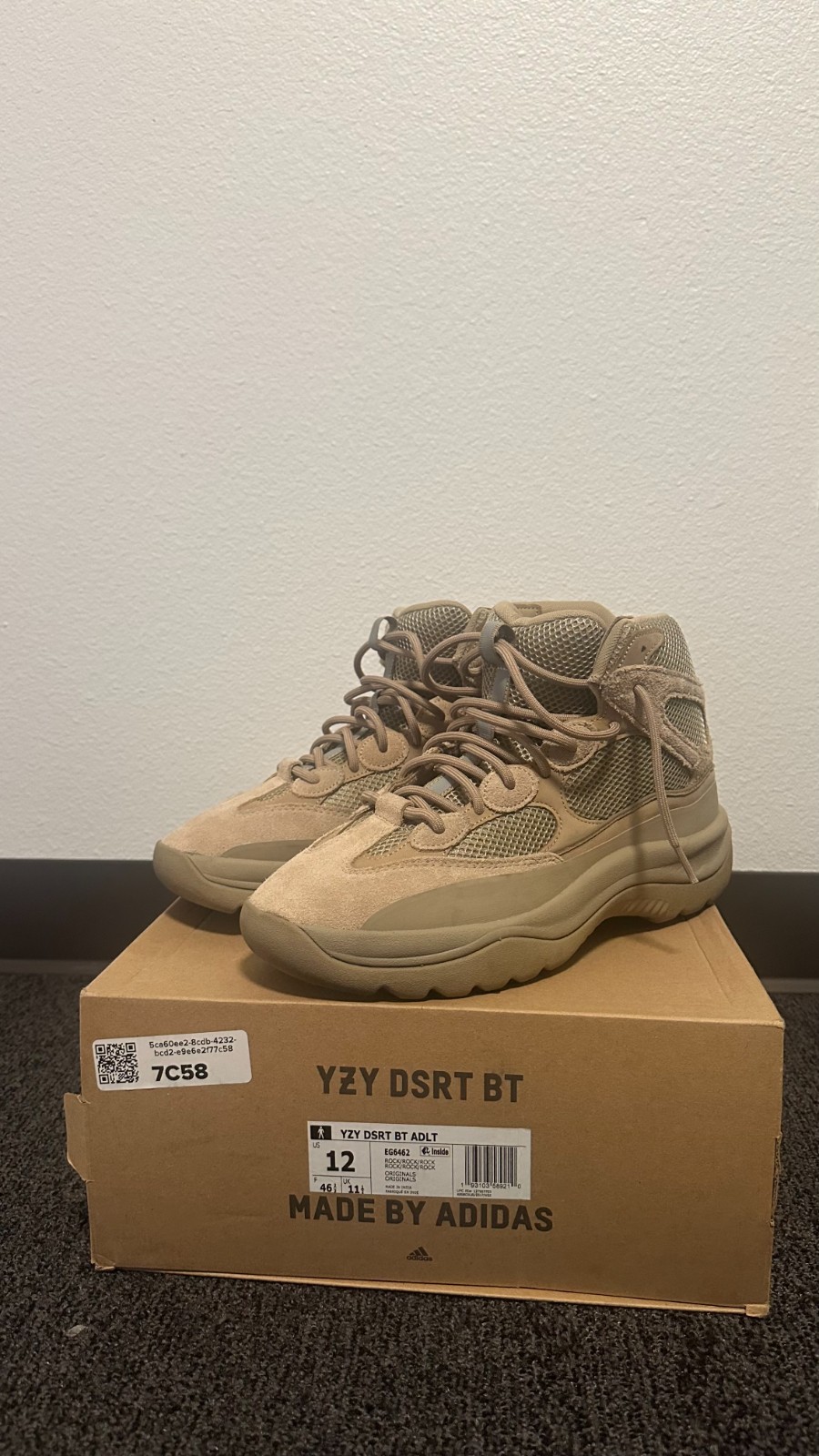 adidas Yeezy Desert Boot – Rock  – Men’s Size 12 – Excellent Condition