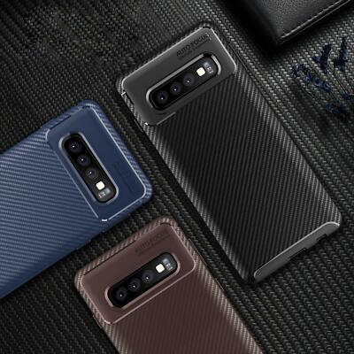Für Samsung Galaxy S20 Ultra Plus S10e Kohlefaser Stoßfest Handy Hülle Cover