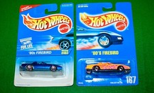 Hot Wheels 80S FIREBIRD 2 VERSIONS 1991 #167 & 1995 #462 MINT!