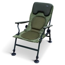 Abode 3D Mesh Padded Carp Fishing Camping Armchair Recliner Chair