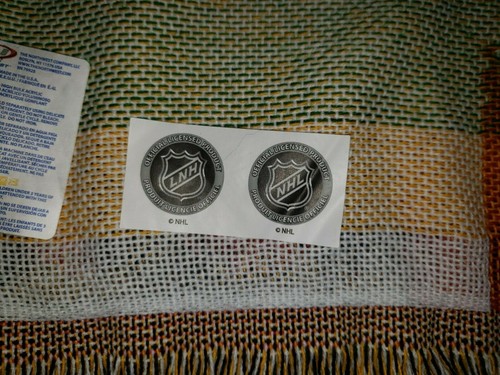 Vintage Chicago Blackhawks Tapestry Blanket Throw Northwest Hockey Sports NHL - Picture 8 of 12