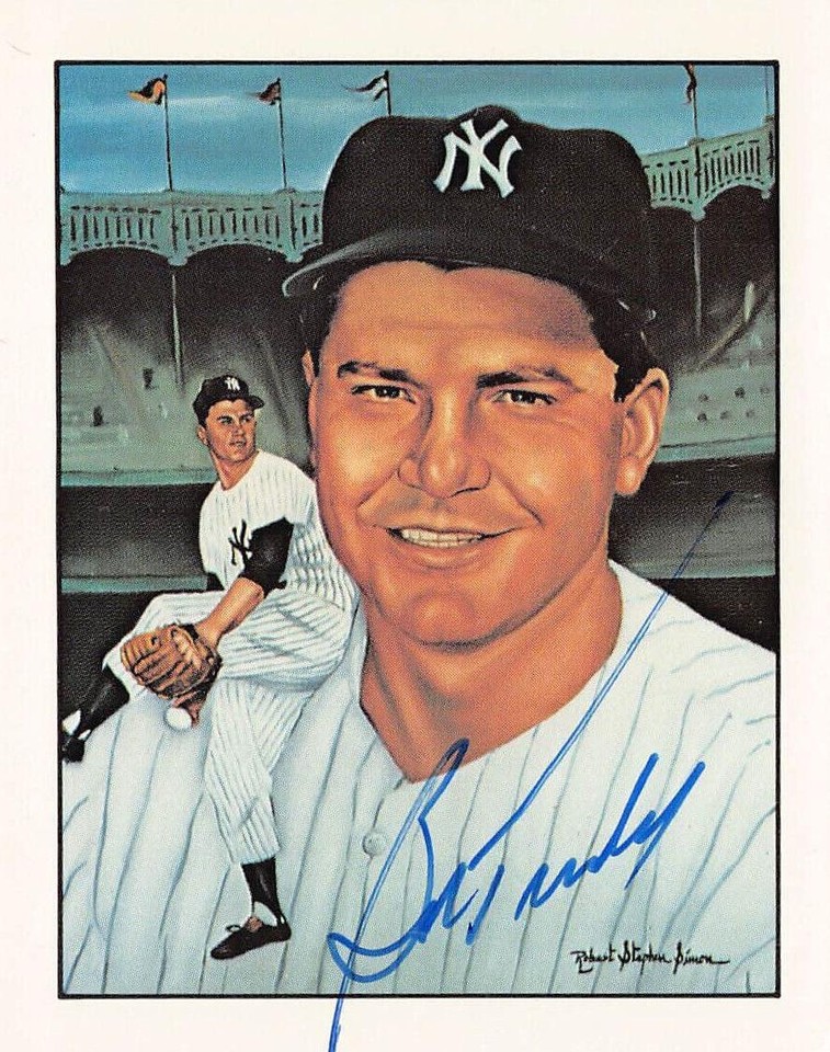 1983 TCMA 50 Years of New York Yankees All Stars - Bob Turley #49 - 1 of 1