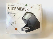 Rybozen 35mm Slide Viewer w/ 3X Magnification, Glass Lens, LED Light Source NEW