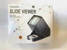 Rybozen 35mm Slide Viewer w/ 3X Magnification, Glass Lens, LED Light Source NEW