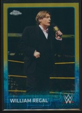 William Regal 2015 Topps Chrome WWE Gold Refractor 3/50