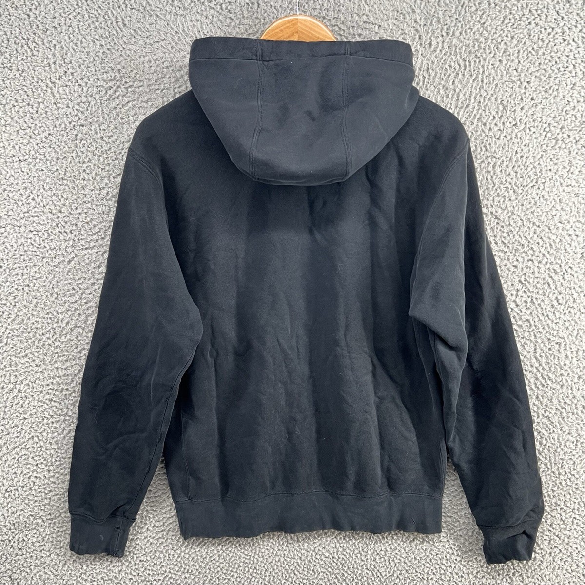 トップス VINTAGE 90s NIKE HOODIE SWEAT VINTAGE 90'S NIKE HOODIE SWEATSHIRT Size Medium Black Label