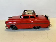 Vintage tin 7.5" toy limosine airport car