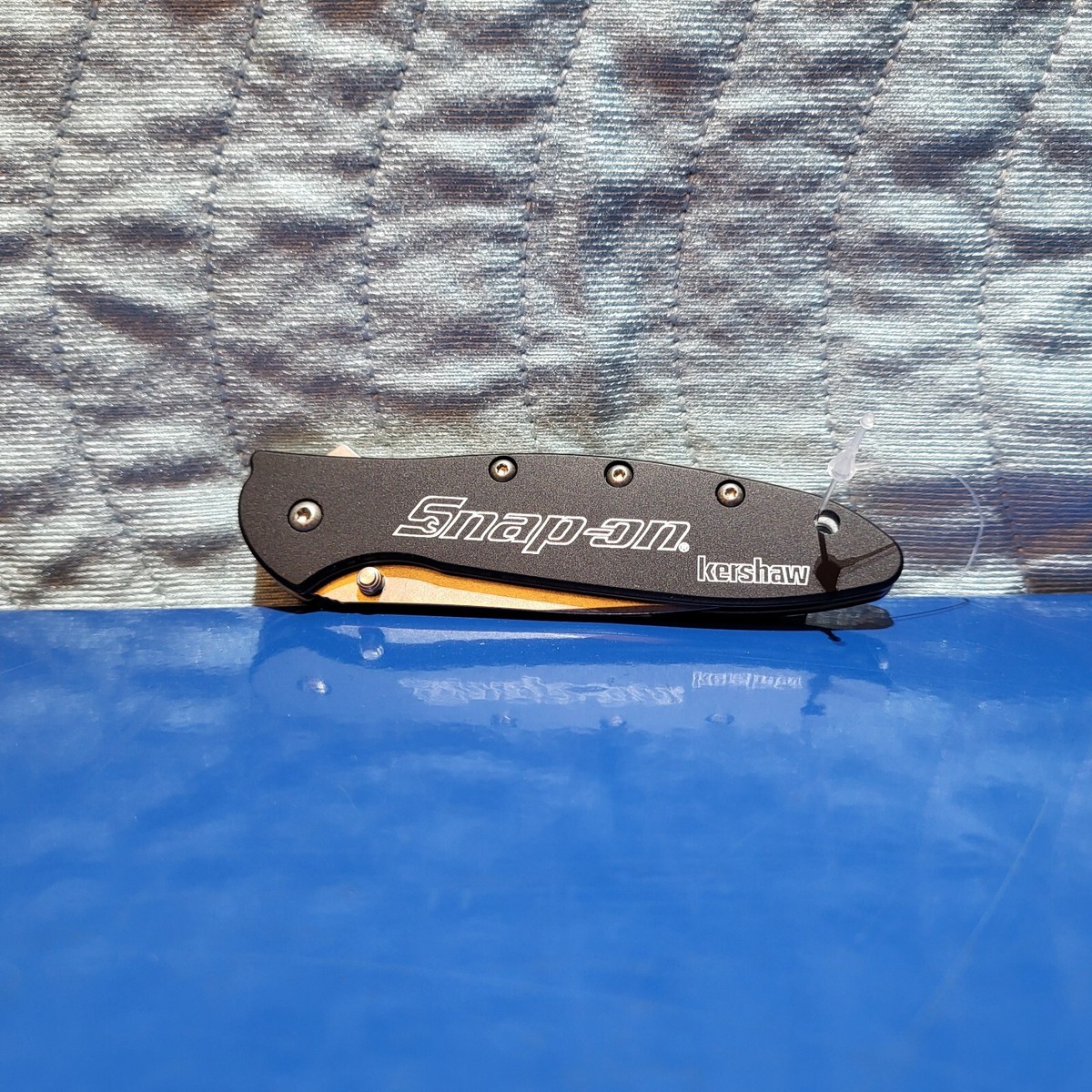 SNAP-ON TOOLS KERSHAW LEEK 1660SWBLKSO Stonewash Knife Ken Onion