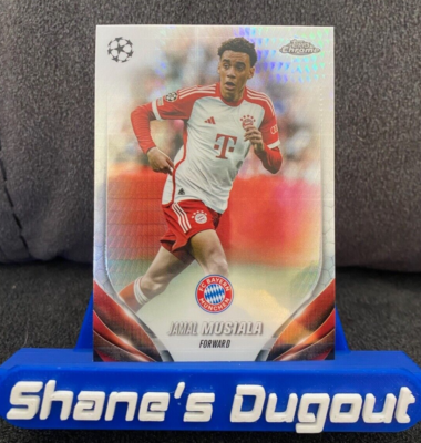 その他 topps Jamal Musiala FCBayernMunich 01/10 2024 Topps Chrome Soccer Jamal Musiala - Refractor - FC Bayern