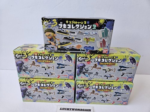 Bandai Namco Splatoon 3 Buki Collection Mini Figure Selection : SET of 5 - Picture 4 of 9