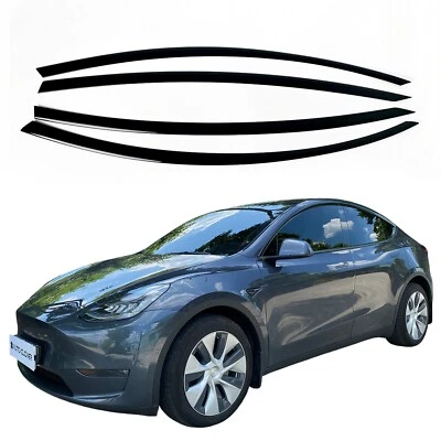 Auto Klee Premium Windabweiser Set für Tesla Model Y 2020+ (4 Stück) - Bild 1 von 4