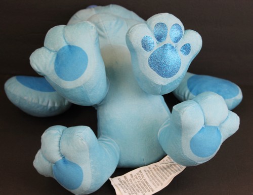 Large Blues Clues and You 13" Tall 14" Long Plush Nickelodeon Stuffed Dog 2022 - Picture 5 of 14