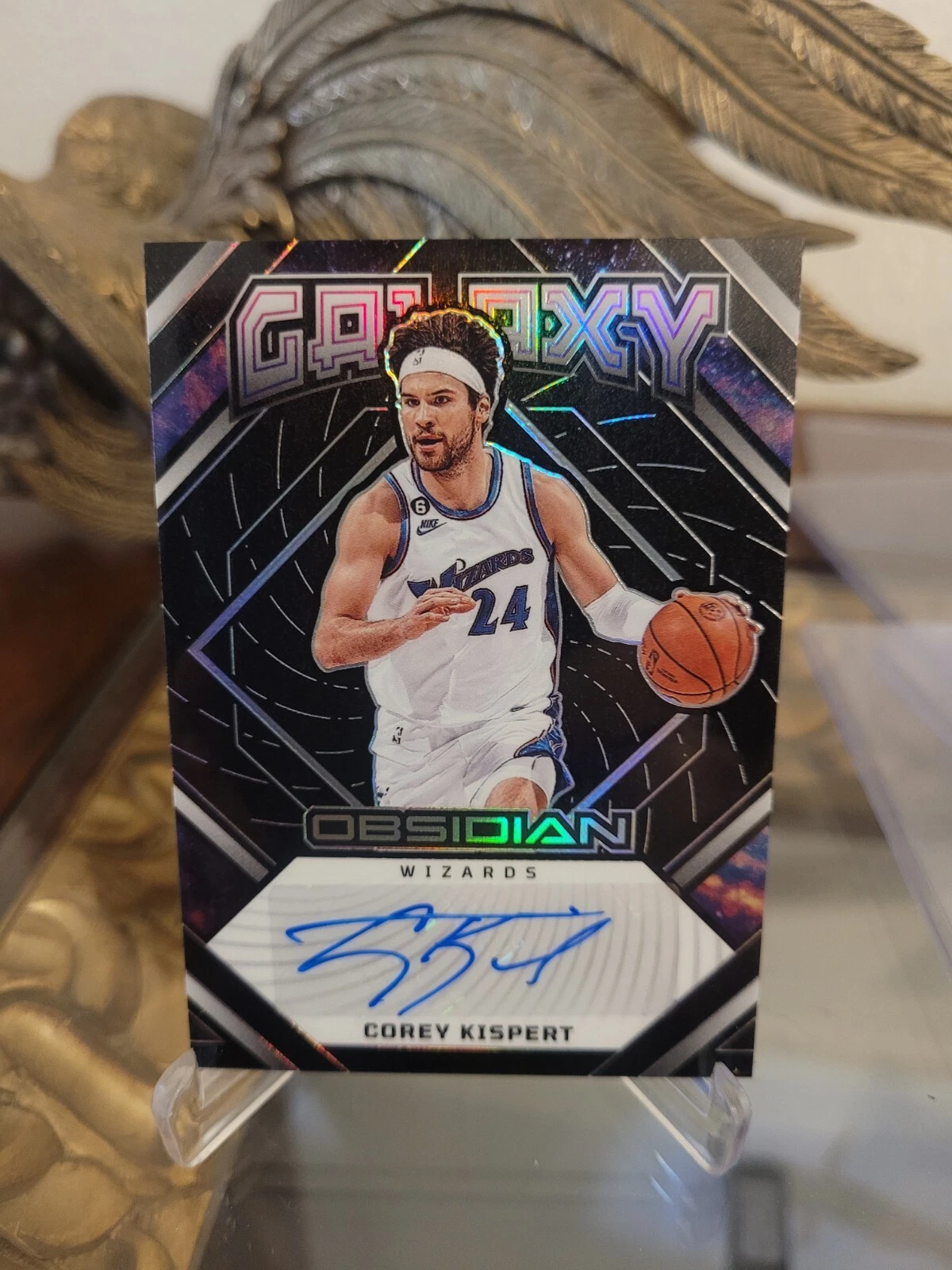 Corey Kispert 2022-23 Obsidian Galaxy Ink Auto Rookie RC #/149 Wizards Gonzaga📈