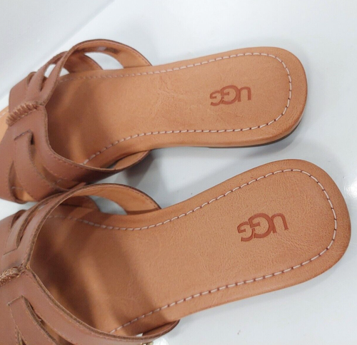 Womens Fit Flop Sling Fitness Sandal Tan Leather Sandals | eBay