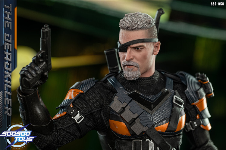 Soosootoys Deathstroke Action Figure Model 1/6 Scale 2 Heads In
