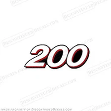 Fits Mercury 200 Decal - XS Style