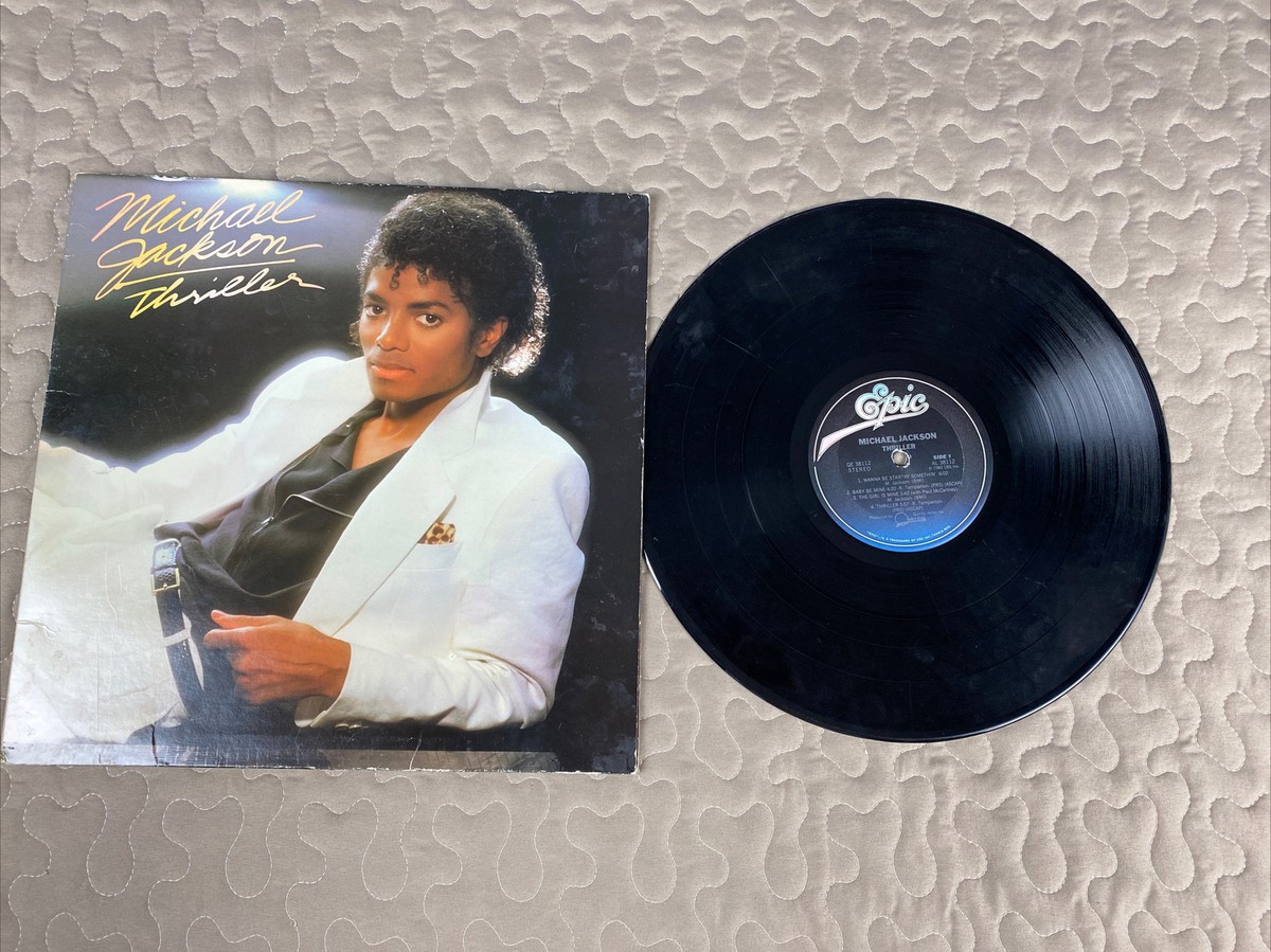 Michael Jackson “Thriller” Vinyl LP Record Original AL38112 1982