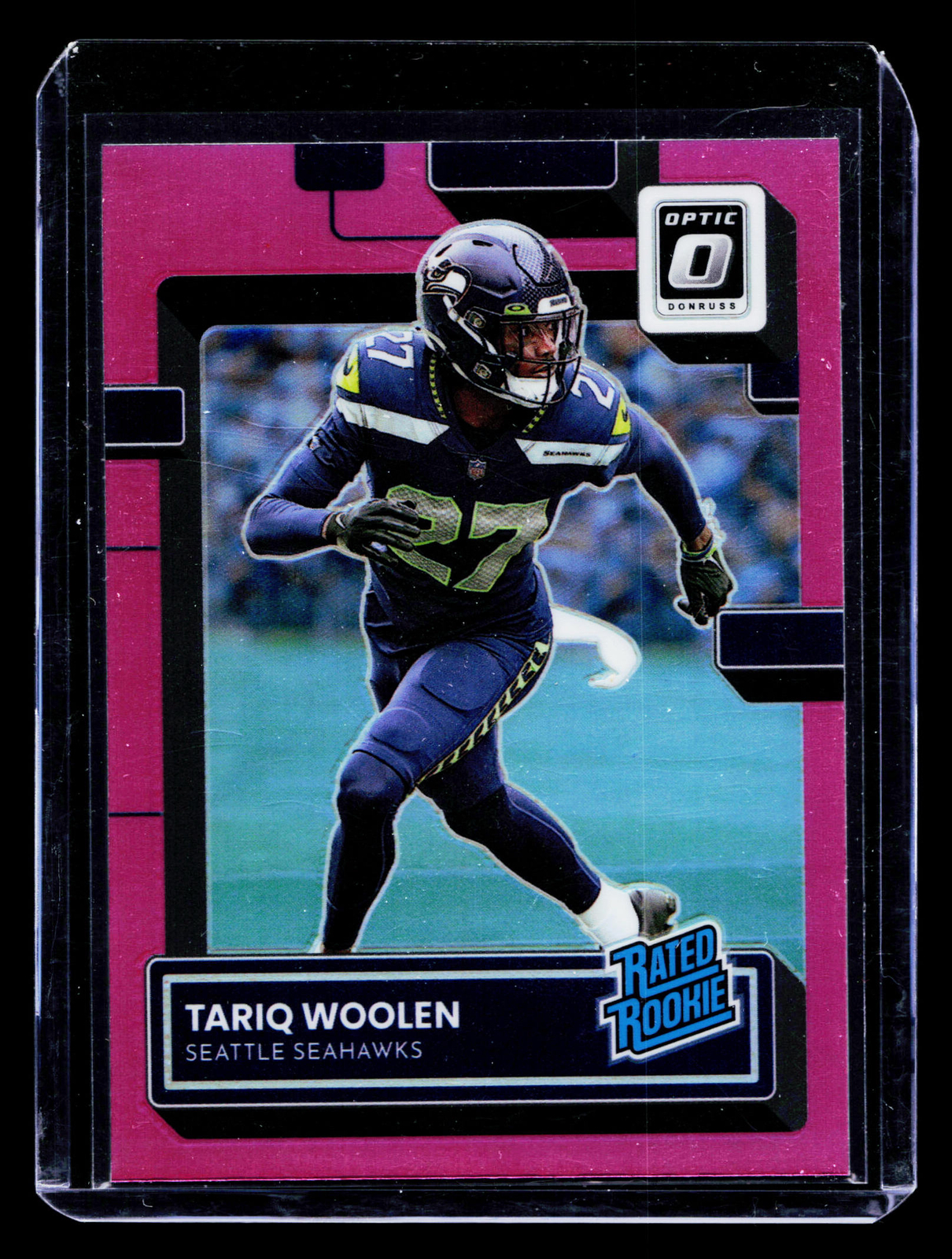 2022 Donruss Optic Pink Tariq Woolen #298 RC Seattle Seahawks