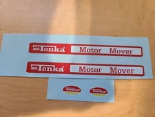 MINI TONKA MOTOR MOVER  vinyl peel and stick