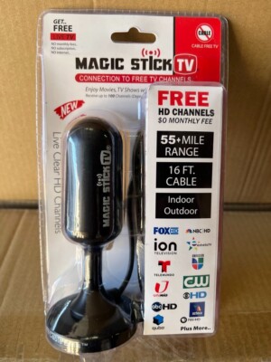 Magic Stick TV MS-55max  Jumbo 4k indoor Antenna Fire Stick TV HDTV 1080P HD