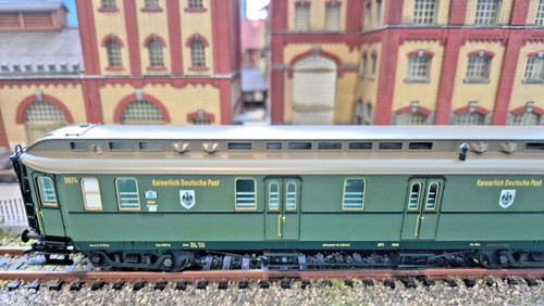 Fleischmann H0 5854 K Kaiserlich Deutsche Post Postwagen 2874 Halle in OVP/2503 | Condition: Neu