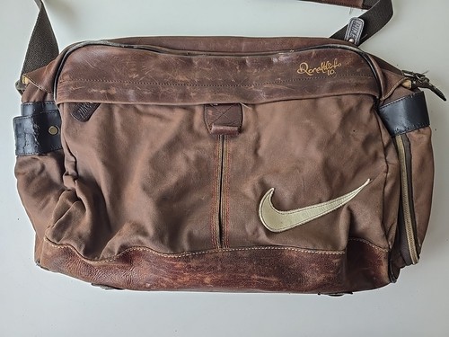 NIKE RONALDINHO R10 BAG BROWN Football Soccer & School Messenger Pack Duffel Bag - Picture 5 of 23