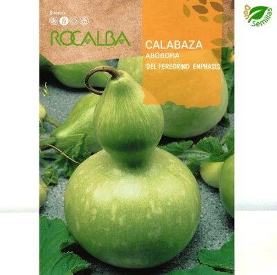 ROCALBA Calabaza del Peregrino ( 5 gr / 25-30 semillas aprox ) seeds Cucurbita lagenaria