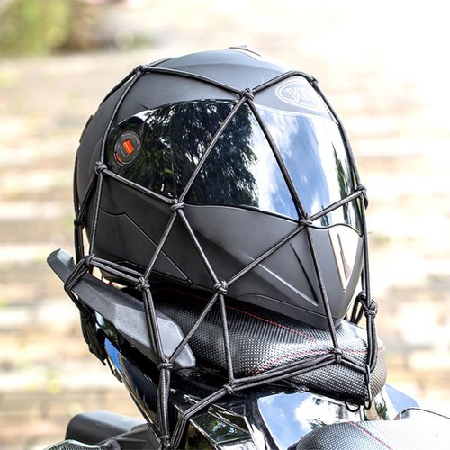 Bungee Cord Stretch Cargo Net Mesh Storage Tie Down Motorcycle Helmet 30CM 40CM - Picture 8 of 10
