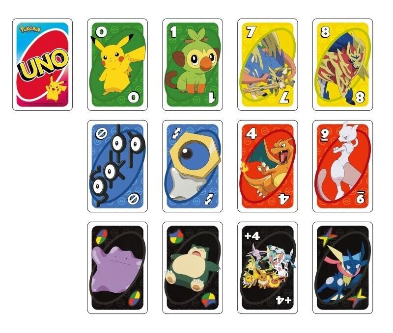 Jeu uno pokemon - Cdiscount