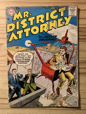 Mr District Attorney #60 (1957) VG- DC Comics based on a radio/TV show