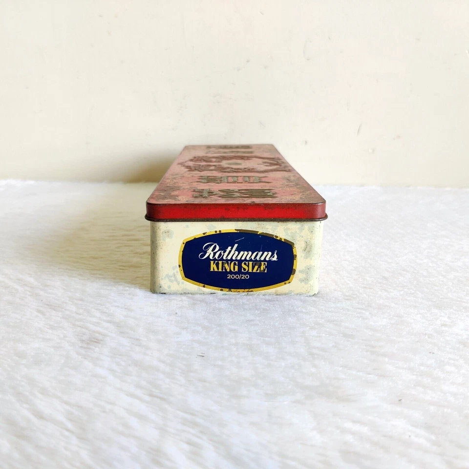 Vintage Rothmans King Size Filter Cigarette Adv Litho Tin Box Decorative TB658 - Image 4 of 4