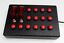 thumbnail 4  - BBJ Sim Racing PC USB &#039;Baby Pro&#039; 18 Function Button Box Red/Carbon