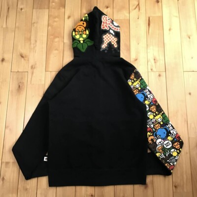 【NIGO期】ABATHINGAPE Milo MultiCamoジップフーディ Reversible Animal Safari Milo BAPE zip hoodie NIGO A Bathing Ape