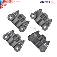  4 Packs W10195417 UPGRADED Dishwasher wheels Lower rack for kenmore whirlpool