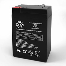 AJC Battery Compatible with Leoch LP6-4.0 6V 5Ah Sealed Lead Acid Battery