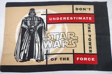 3 Pc VTG 1997 Star Wars Twin Bedding Pillow Sham Flat  Fitted Sheet Set