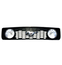 2005-2009 Ford Mustang Gt Front Bumper Upper Grille W Fog Lights 2005-2009 Ford Mustang Gt Front Bumper Upper Grille W Fog Lights