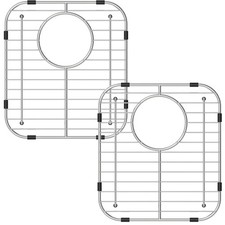 Bottom of Sink Protector Rack, Stainless Steel 13.2"x11.6" Sink Grid Dish Dry...