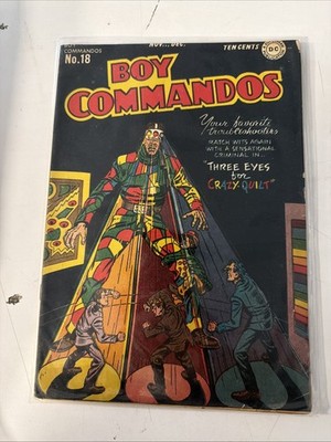 BOY COMMANDOS #18 GD+ DC COMICS 1946