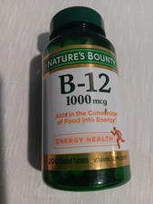 Nature  s Bounty B-12 1000mcg Vitamin Tablets - 200 Count