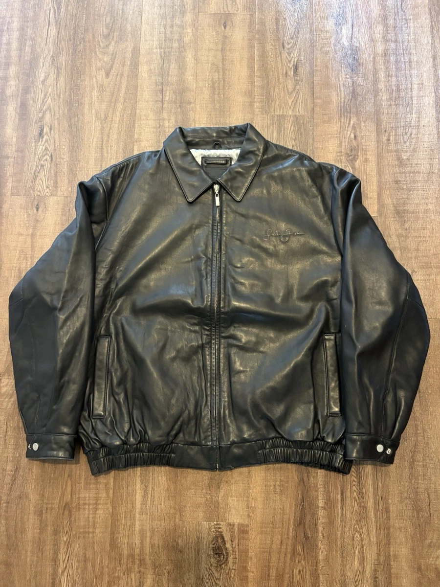 Sean John 本革　ブラックレザージャケット bboy Sean John Coats, Jackets & Vests Leather Outer Shell for Men for