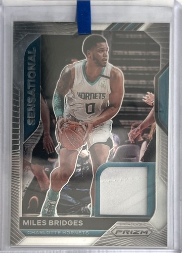2020-21 Panini Prizm MILES BRIDGES Game Worn Jersey #SSW-MBR