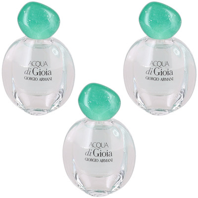 Acqua di Gioia by Giorgio Armani Women Combo:EDP Splash 0.51oz (3x0.17oz) UB New