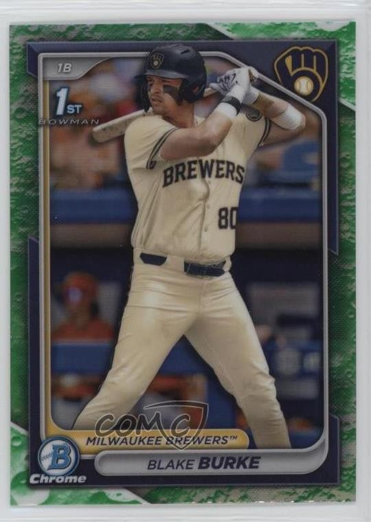 2024 Bowman Draft Chrome Lunar Glow Refractor Blake Burke #BDC-95 s3g